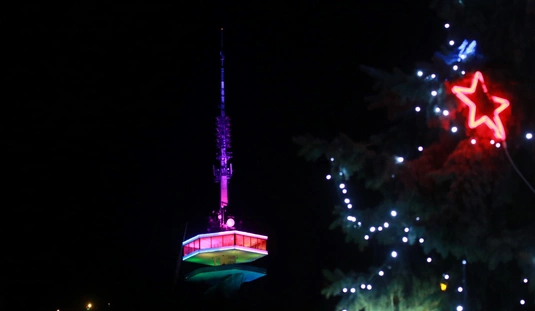 Felgyúltak az Avasi kilátó fényei 