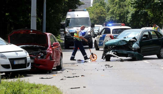 Baleset a Szentpéteri kapuban 