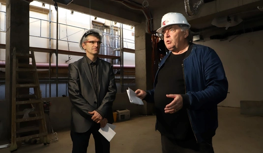 Bejárás a Herman Ottó Múzeum újonnan épülő épületrészében 