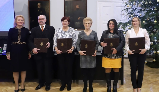 Díjátadó a vármegyeházán 