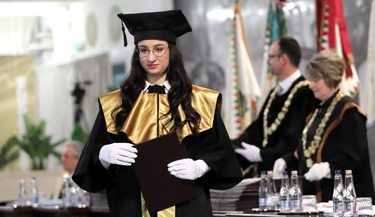 Diplomaosztó a Miskolci Egyetemen 