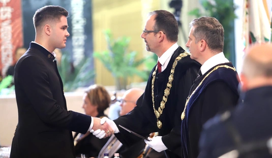 Diplomaosztó a Miskolci Egyetemen 