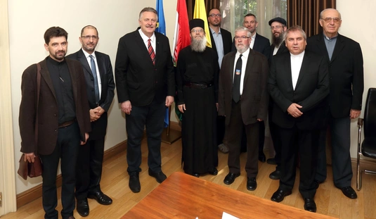 Egyházi vezetők találkoztak Miskolc polgármesterével 