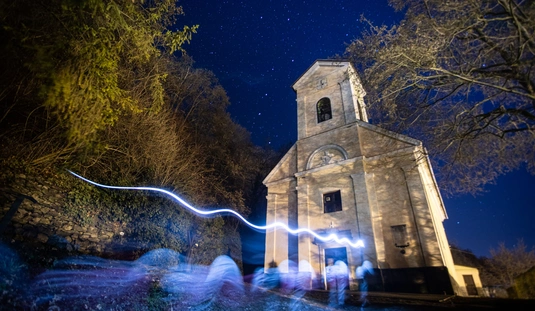 Éjféli szentmise Felsőhámorban 