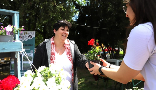 Florens virágkiállíátás a Szent István téren 