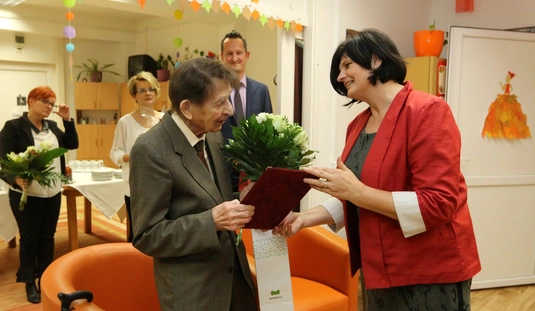 A 100 éves Godó Vidort köszöntötték 