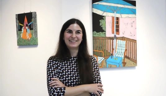 Góré Szabina - Kis esemény című kiállítása a Művészetek Házában 