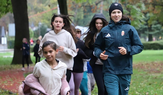 Fuss együtt egy olimpikonnal -  Guzi Blankával 