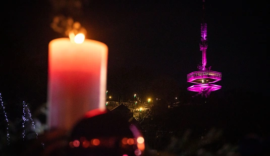 Adventi gyertyagyújtás a Szent István téren 