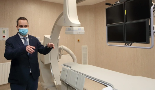 Kardiológiai műtő átadása a megyei kórházban 