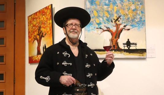 Képes Tibor kiállítása a Művészetek Házában 