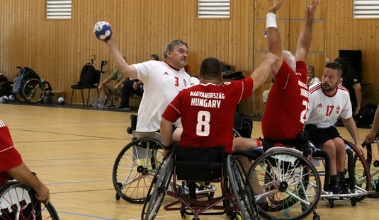 Miskolcon edzőtáborozott a magyar kerekesszékes kézilabda válogatott 
