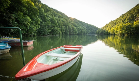 Nyári naplemente Lillafüreden  