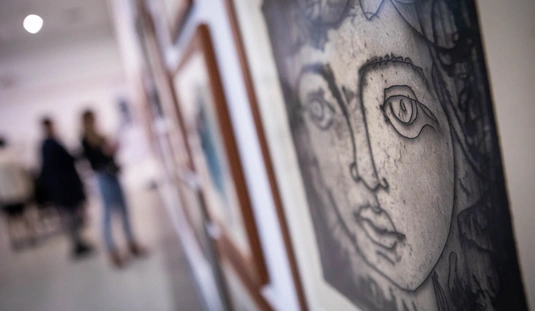 A magyar grafika évtizede 1961-1971: Kondor Béla miskolci litográfiái, kiállításmegnyitó 