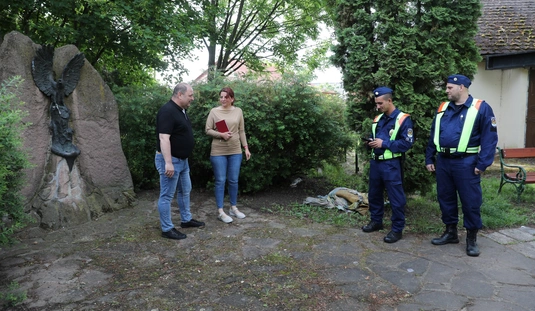 Rendészeti bejárás Martinkertvárosban 