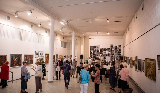 A Miskolci Művésztelep története 1952-1980 kiállítás megnyitója 