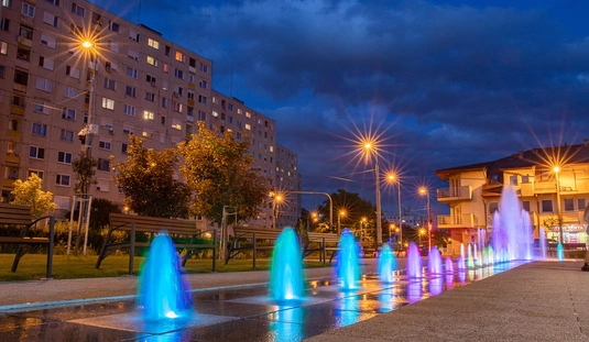 Beindultak a miskolci szökőkutak  