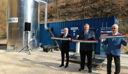 Vészhelyzeti ultraszűrő berendezést telepítettek a Szinva-forrásnál 