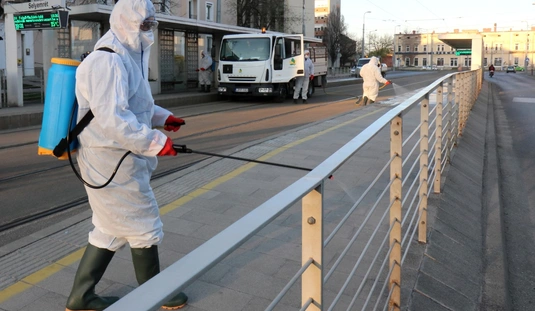 MVK megállók fertőtlenítése 