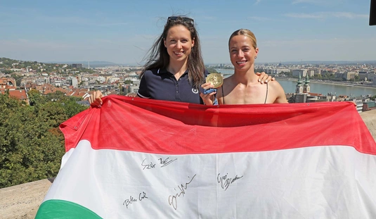 Öttusázó olimpikonokat köszöntöttek  