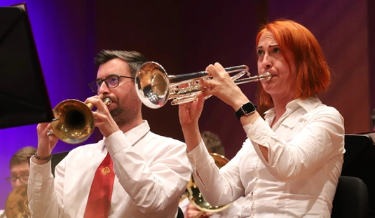 A Perecesi Bányász Fúvószenekar koncertje 