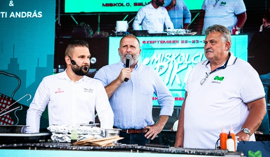 Rácz Jenő Michelin-csillagos sztárséf a Miskolci Pikniken 