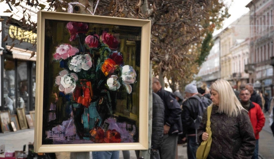 Régiségvásár a belvárosban 