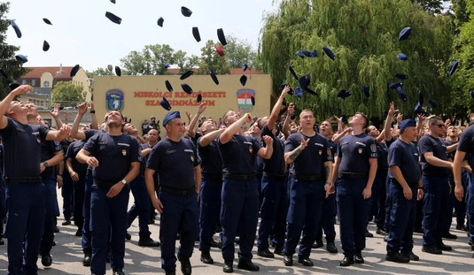 Ünnepélyes kibocsátó ünnepség a Miskolci Rendészeti Szakgimnáziumban 