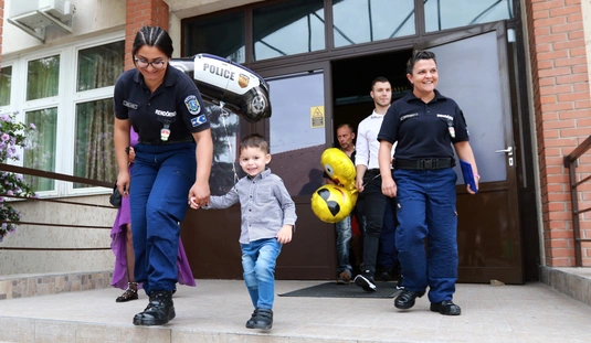 Rendőrjárőr képzés állományának kibocsátó ünnepsége 
