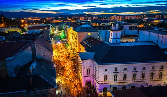 Szalamander a sétálóutcán  