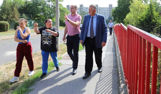 Választókerületi bejárás Veres Pál polgármesterrel 