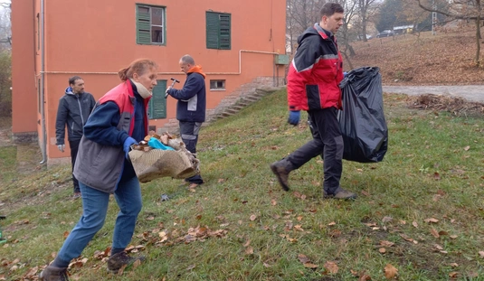 Szemétszedés Perecesen 