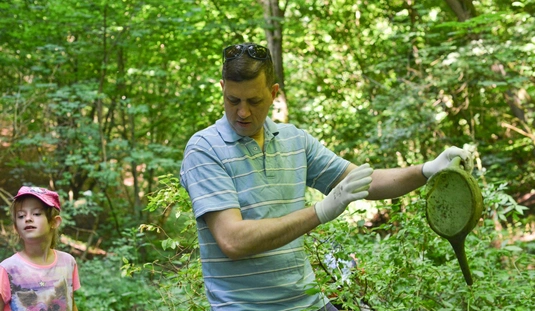 Szemétszedés Perecesen 