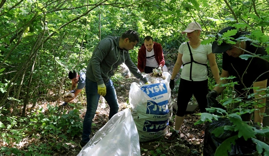 Szemétszedés Perecesen 