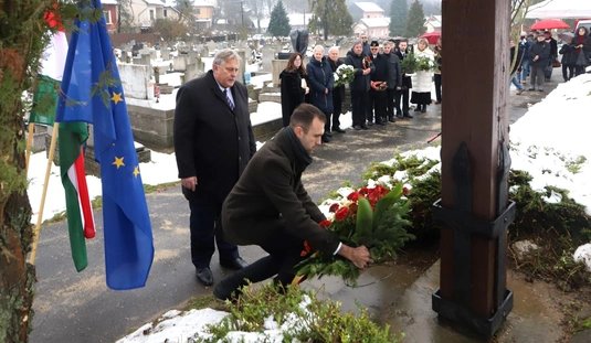 Szent Borbála napi megemlékezés Perecesen 