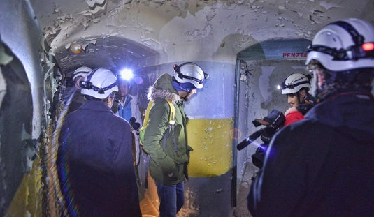 Szikla sajtónyilvános bejárása 