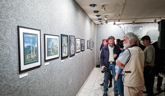 Técsi Ágnes Látószög című kiállítás megnyitója 