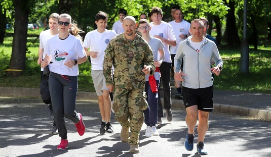 Toborzó emlékfutás az egyetemen 