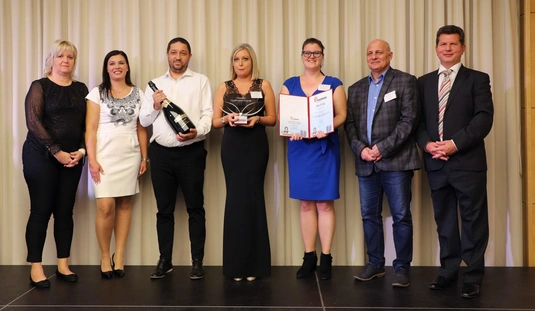 A Mesterfutam–Ügyfélszolgálatok rangadójának díjátadója 