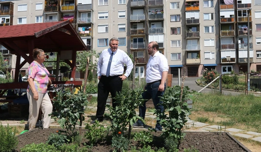 Választókerületi bejárás Veres Pál polgármesterrel 