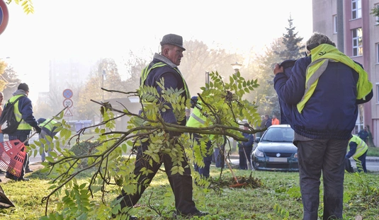 Városgazda őszi nagytakarítás a Vologdán 