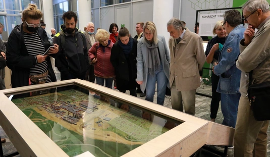 Kohászat 1:2000 - Terepasztalon az egykori Diósgyőri Kohászat 