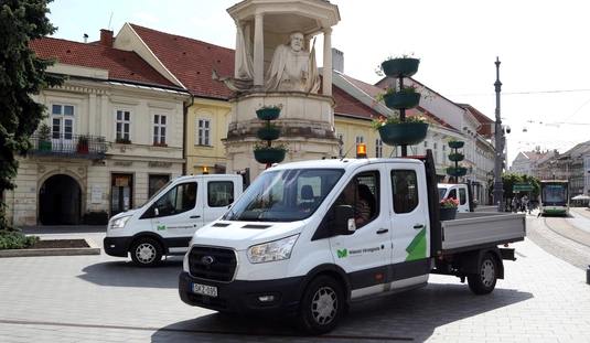 Visszatértek a virágfák a főutcára  