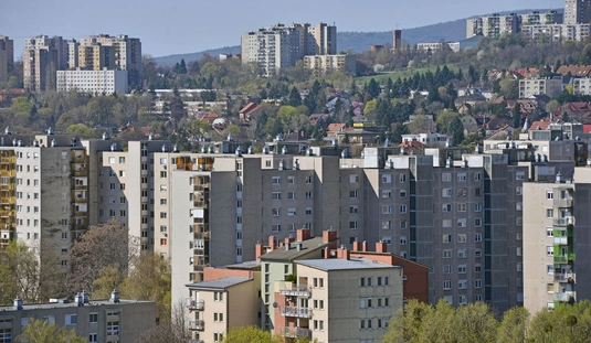 Ilyen a kilátás az egykori malomsiló tetejéről 