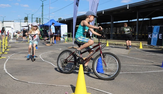 A Kerékpáros Miskolc Egyesület tanpályája az MVK múzeumok éjszakáján