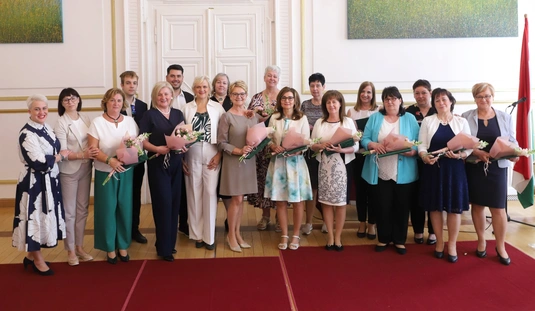 Óvodapedagógus életmű kitüntetések átadása