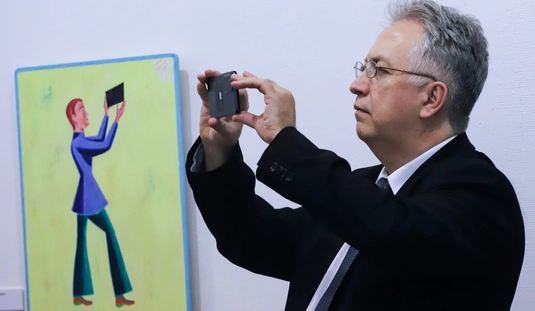 Kép-Hang-Szó-Forma című kiállítás megnyitója a Miskolci Galériában