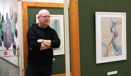 Kiss Gabriella Organikus szövet című kiállításának megnyitója 