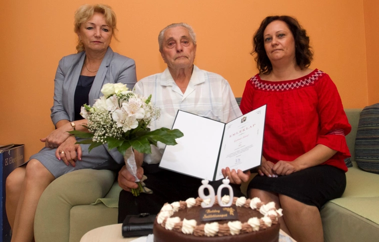 Boldog születésnapot - a 90 éves Kulimár Józsefet köszöntötték!