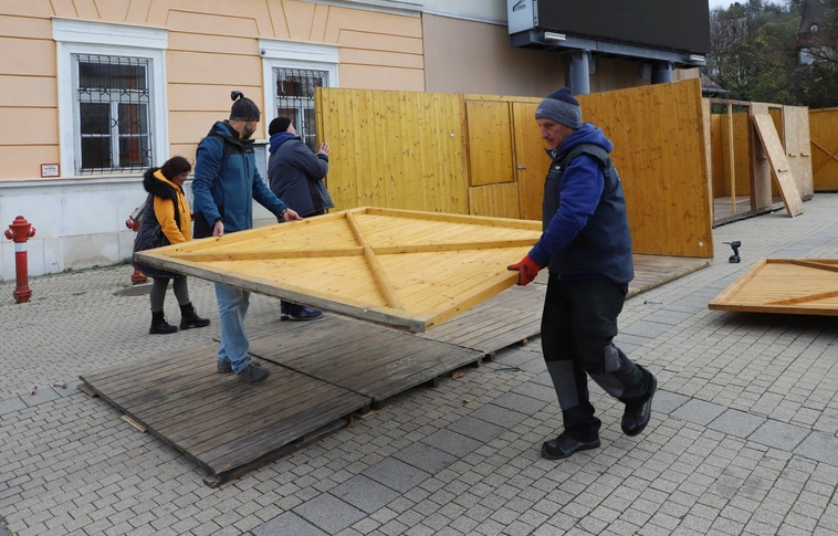 ünnepi faház építés